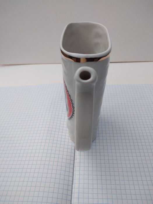 Фарфор МХПШ им.Н.В.Гоголя поилка бюветница.СССР 60-е