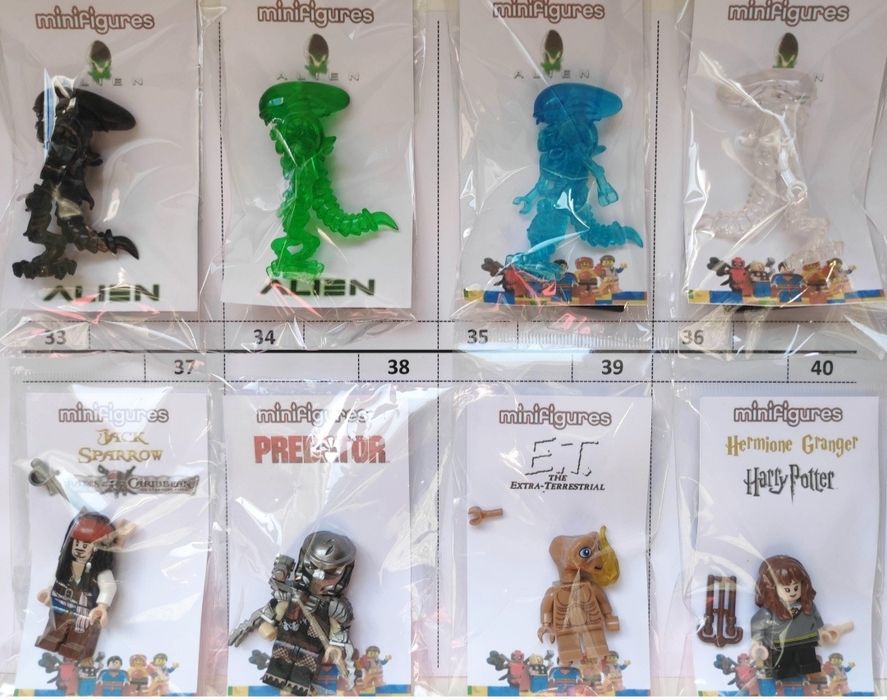 1/5 Mini Figuras Disney Star Wars Papel Stranger Winnie Simpsons Mario