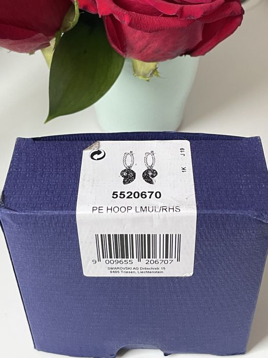 Brincos concha Swarovski