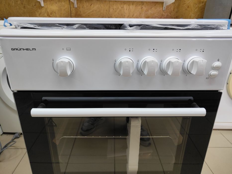 Газова-газ плита Grunhelm G4FM6611W, 60 см.