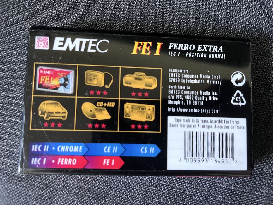 Касети Emtec першого типу