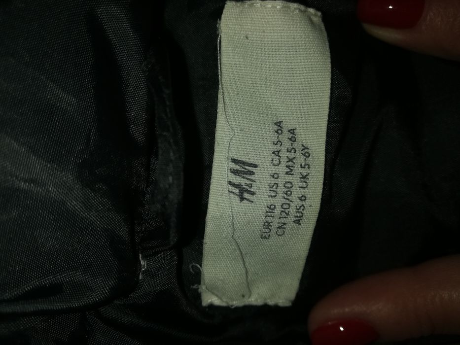 Куртка h&m для девочки 5-6 лет