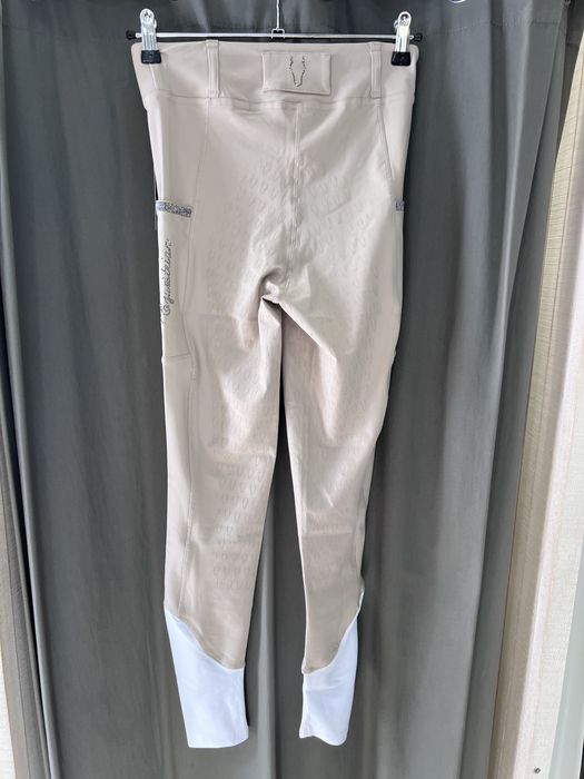 Leggings Equitação Bracomonte Equestrian – Bege – Tam. S (Novas)