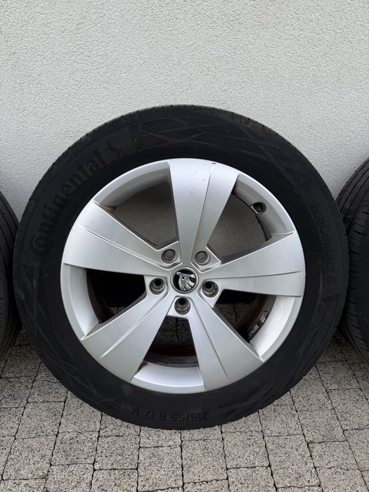 Oryginalne koła skoda 5x112 17”