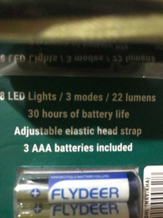 Налобный фонарь высокой мощности новый в упаковке