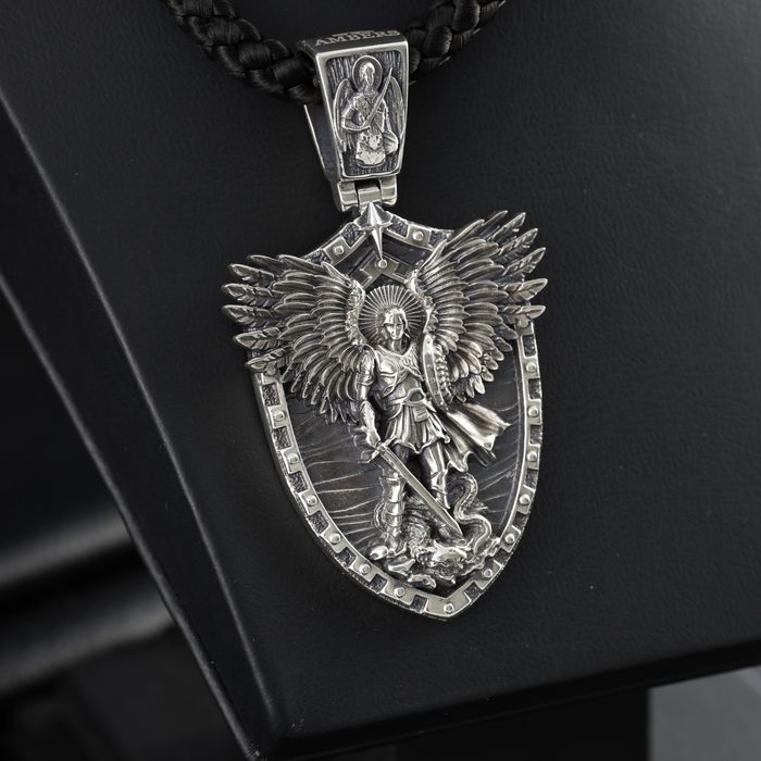 Срібна підвіска АРХАНГЕЛ МИХАЇЛ 33 грама