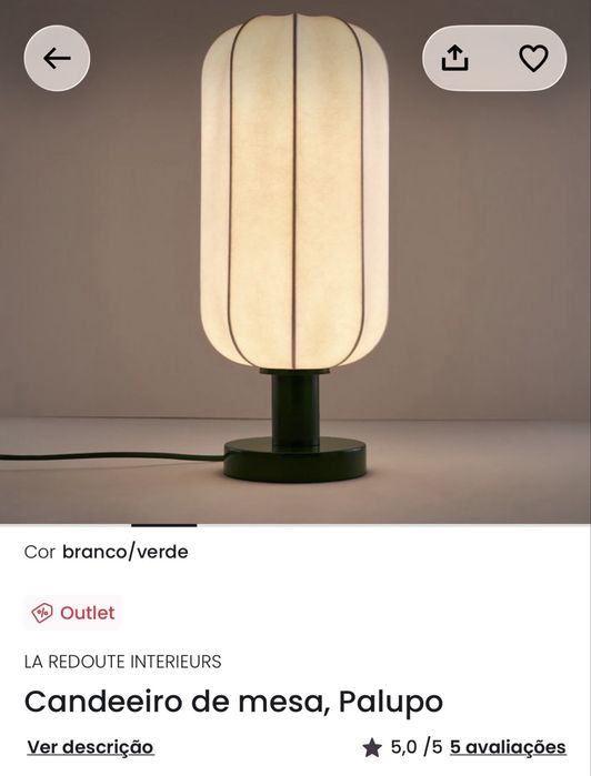 Candeeiro LaRedoute