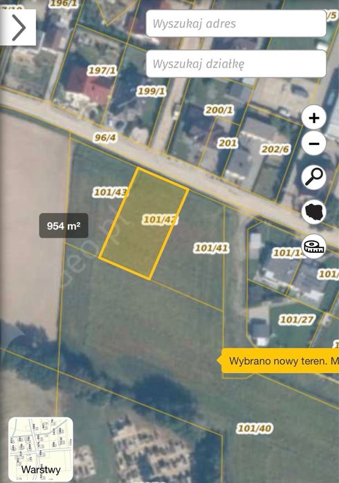 DZIAŁKA BUDOWLANA na sprzedaż  Wielkawieś -Buk- 954,5 m2