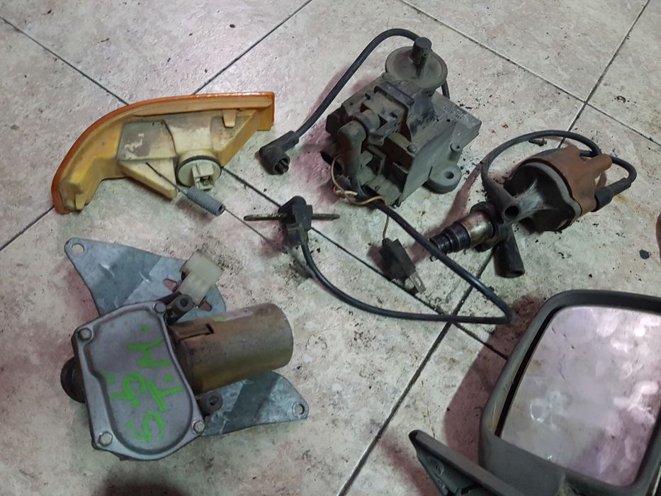 Renault Super 5 espelho retrovisor distribuidor farolim botao manete