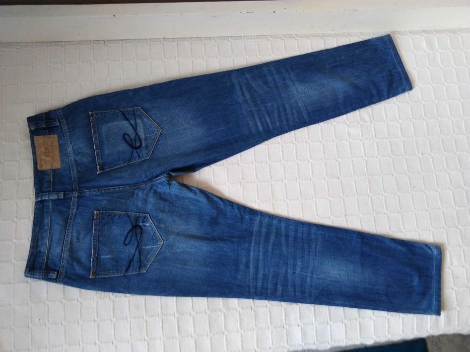Calças Ganga Azuis ECD By Esprit Boyfriend Denim