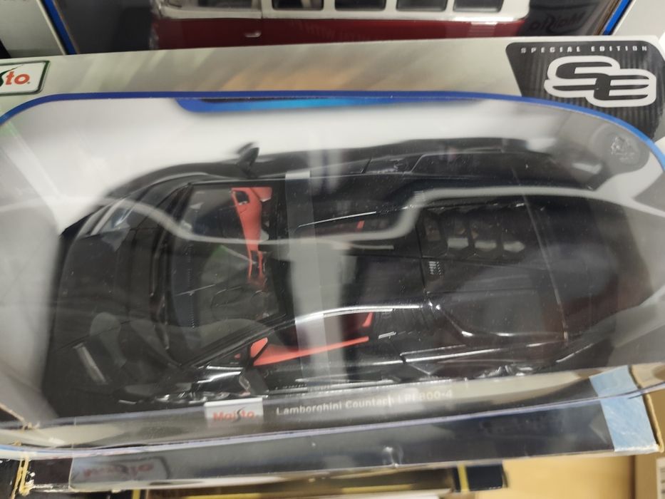 1/18 Lamborghini Countach maisto carro coleção miniatura