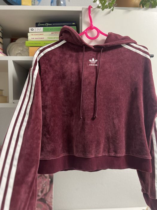 велюрова кофта Adidas