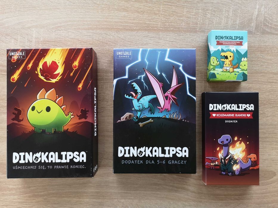 Dinokalipsa + 3 dodatki – pakiet gier Rebel