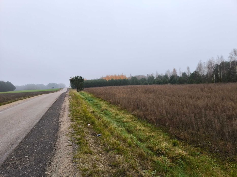 DZIAŁKA BUDOWLANA 1080 m2 przy drodze asfaltowej - gm. Strzegowo