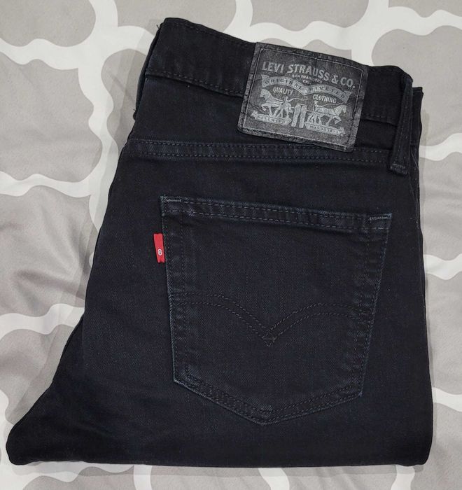 Męskie Czarne Spodnie LEVI'S 32/34 - ORYGINALNE, JAK NOWE !!!