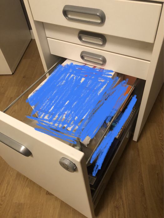 Kontener biurowy na szyfr Galant Ikea