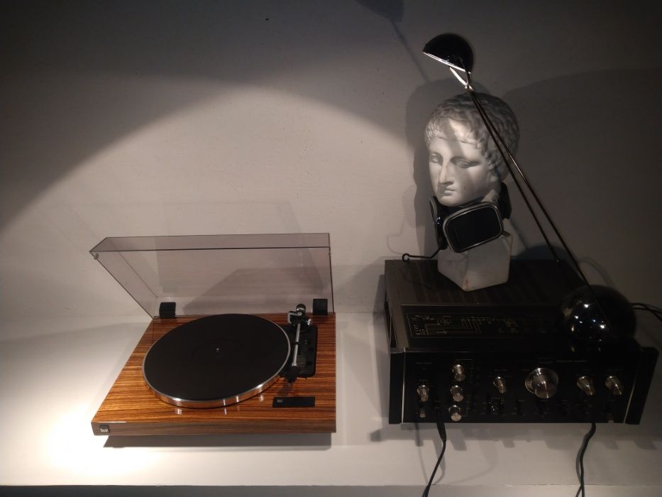 Gramofon Dual CS 455 Silver."palisander"