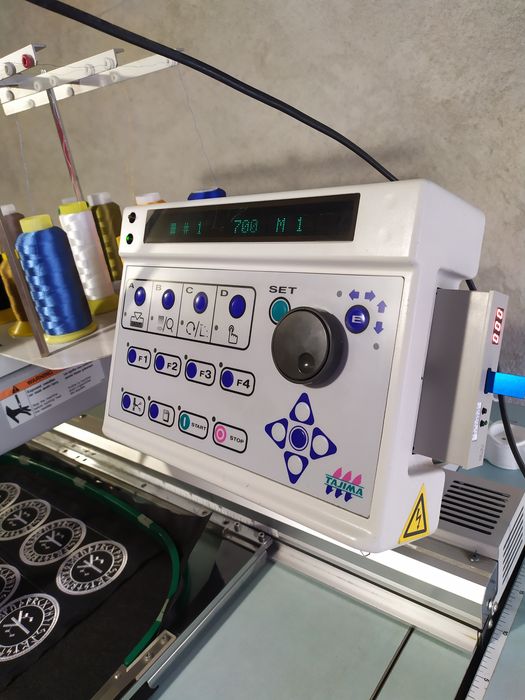 Промислова вишивальна машина Tajima TMEX-C1201 (Японія). Модернізована під USB