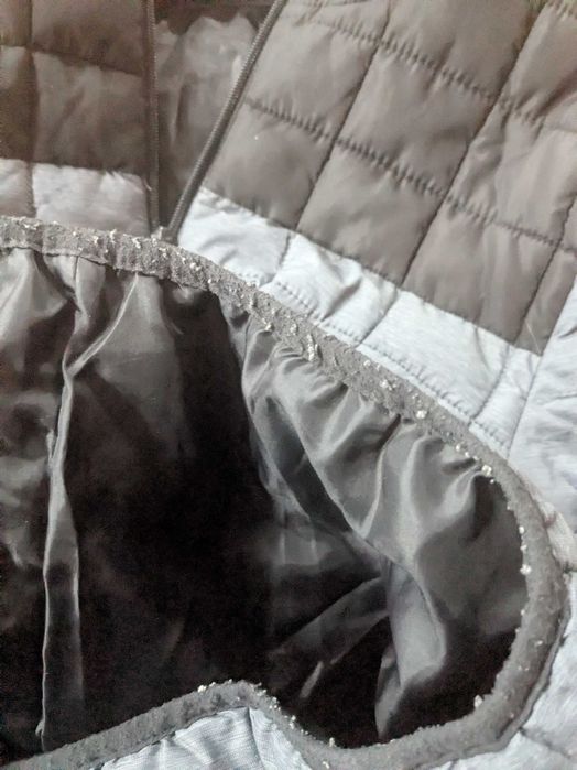 Primark kurtka pikowana szara rozm. L