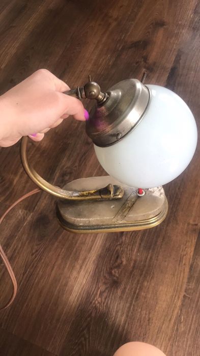 Lampka biurkowa przedwojenna