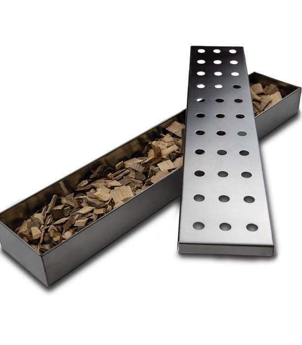 Pudełko wędzarnicze ze stali nierdzewnej | bardzo długi pojemnik