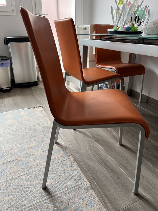Mesa metalica com tampo vidro extensivel / oferta tv