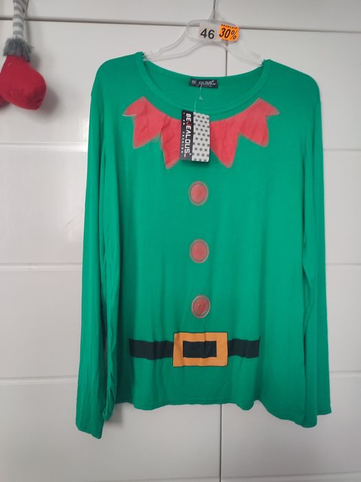 Nowa zielona bluzka elf rozmiar XXL