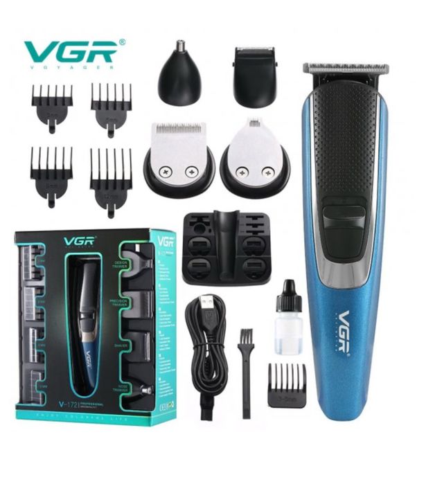 Бездротова машинка для стрижки VGR V-172 5 в 1