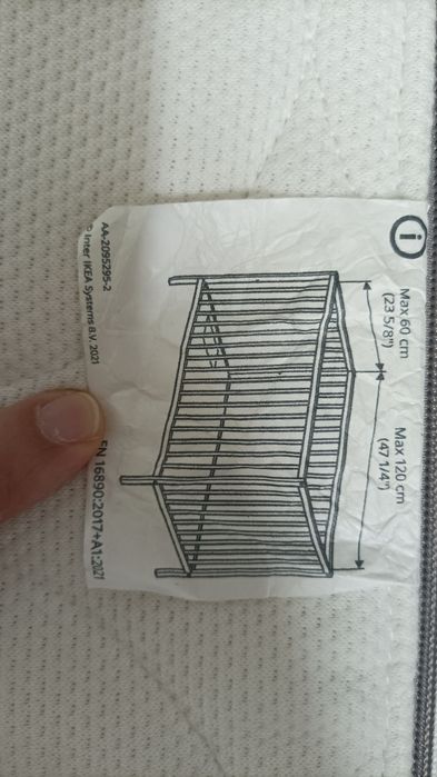 Colchão de berço/cama de grades