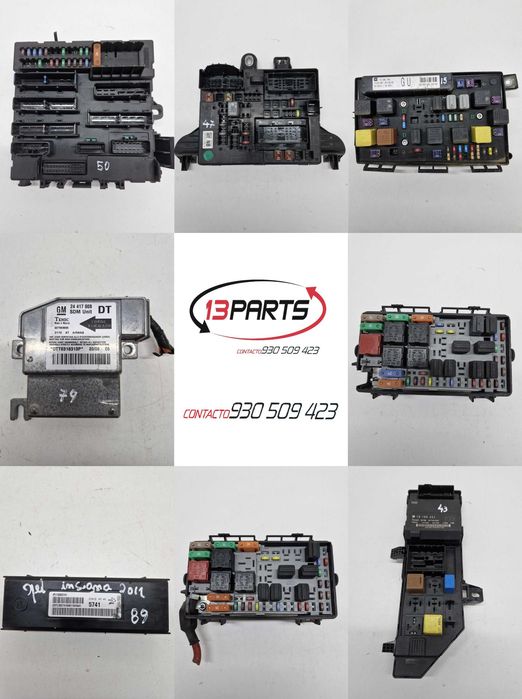 Diversos Modulos Eletronicos Caixas Fusiveis Opel