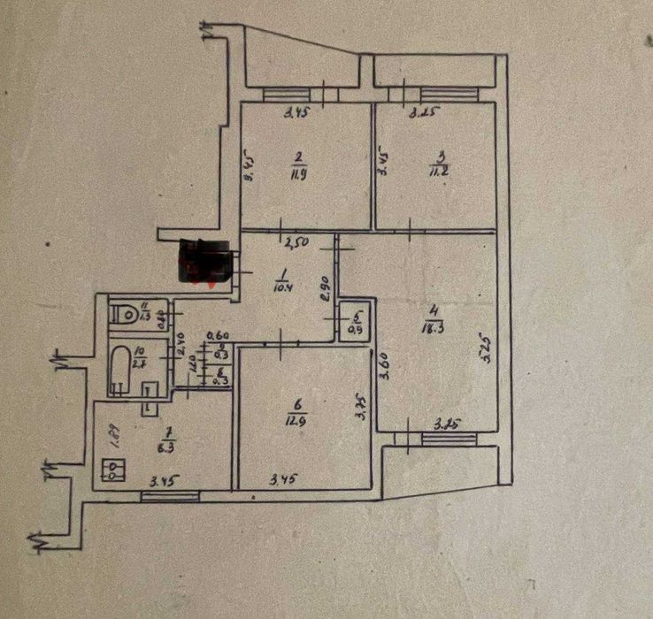 Продам 4-комнатную квартиру в Индустриальном районе,ул. Библика, 2В