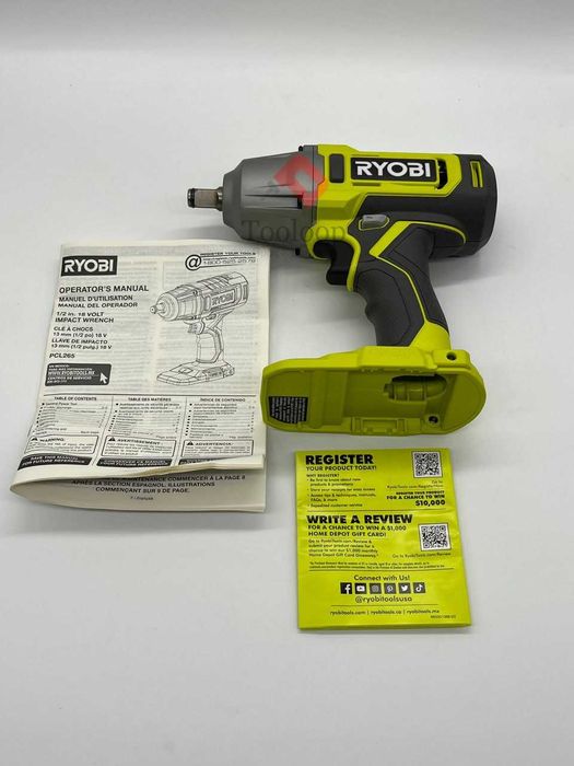 Ударный гайковерт Ryobi PCL265 18 V ONE+ 508Нм/В наличии!!!