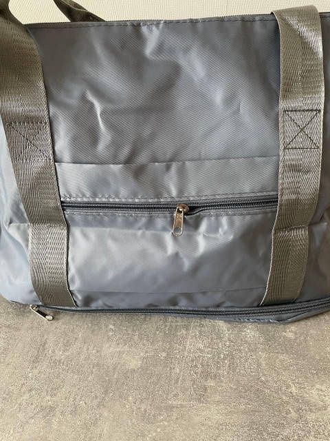 Містка дорожня сумка для подорожей/Складна дорожня сумка сіра