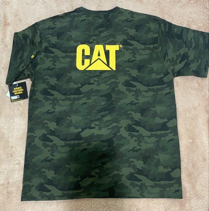 Koszulka CAT Caterpillar XL moro NOWA z metkami