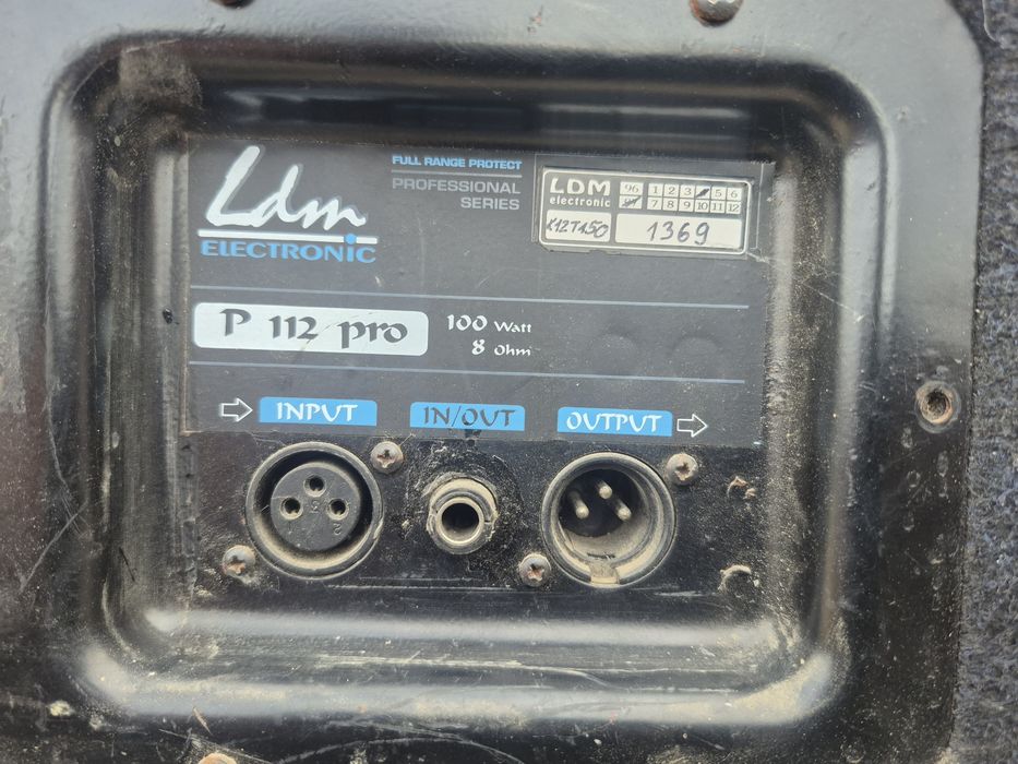 Kolumny  LDM p112 pro  +Końcówka Elmuz