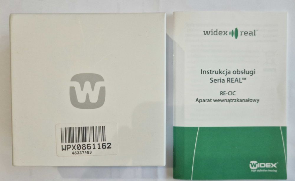 Aparat sluchowy wewnątrzkanalowy b.maly Widex Evoke E 110