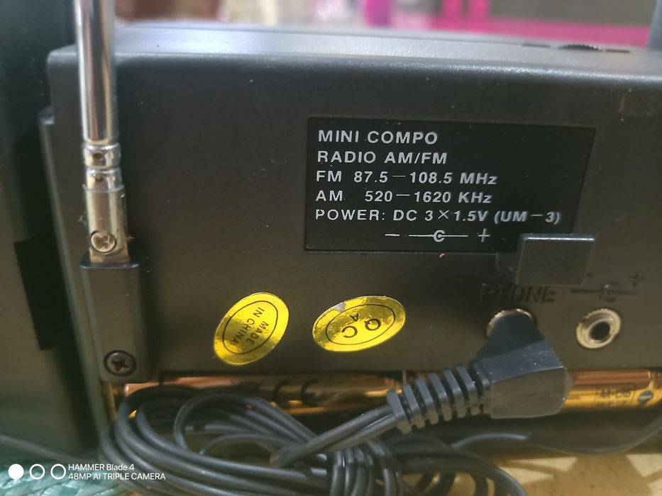 radio mini compo sunny