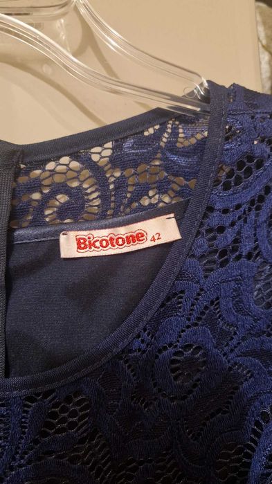 Sukienka na wesele studniówkę elegancka 42 koronkowa