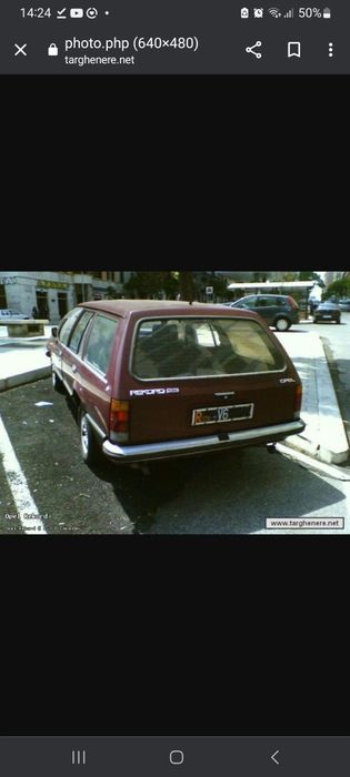 Farolim opel rekord van 2.3d