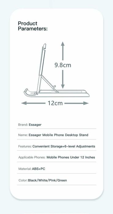 Suporte para Smartphone - [Novo]