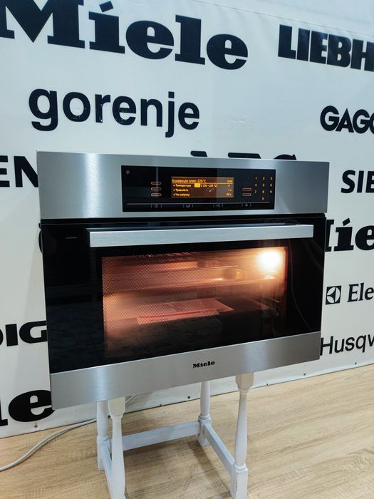 Виставка! Духова шафа+пароварка Miele DGC5080XL. Germany.