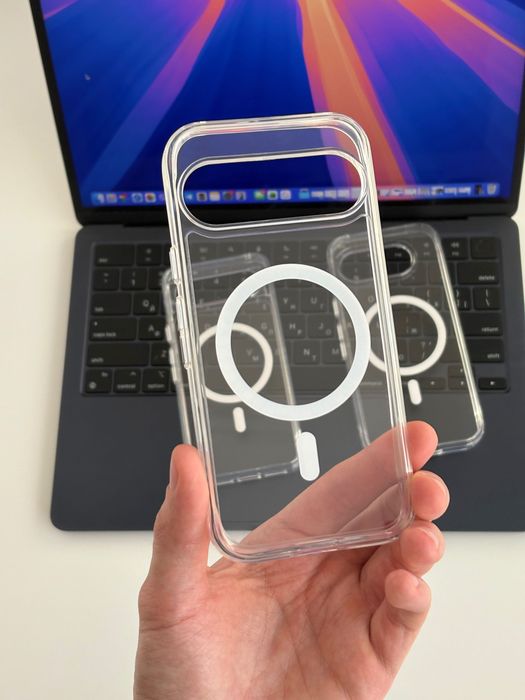 Акція! Чохол з MagSafe для Google Pixel 8/9/10 | Чехол на Гугл Пиксель 8/9/10 | Прозорий чохол-накладка на телефон Google Pixel 8/9/10
