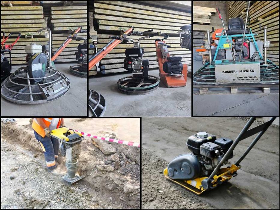 Wypożyczalnia sprzętu- Betoniarki, Szalunki stropowe/ścienne, Agregaty