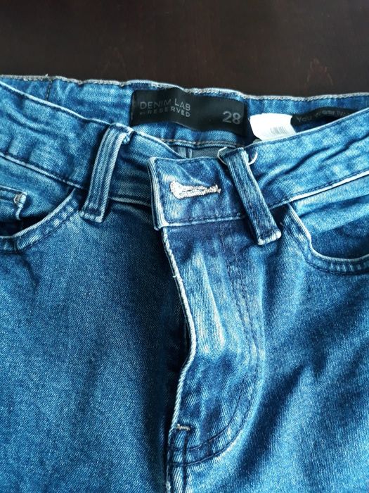 Spodnie,  męskie jeansy Reserved denim lab roz. 28