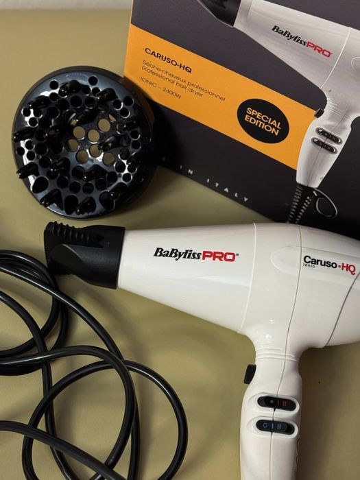 Профессиональный фен Babyliss Pro белый