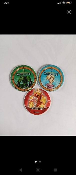 3 Tazos Gormiti (Bom estado)