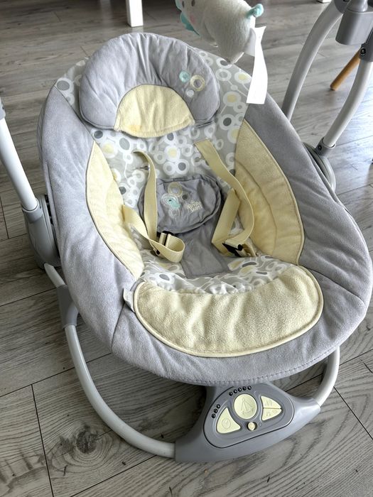 Huśtawka hybrydowa InGenuity Bright Starts bujaczek leżaczek+gratis