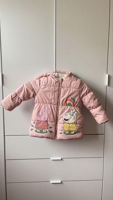 Зимовий одяг Пуховик Куртка Пальто дитяче Peppa Pig Свинка Пепа George