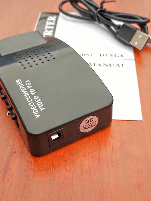 НОВЫЙ видео конвертер к монитору S-video,AV-VGA (RCA/тюльпан на VGA)