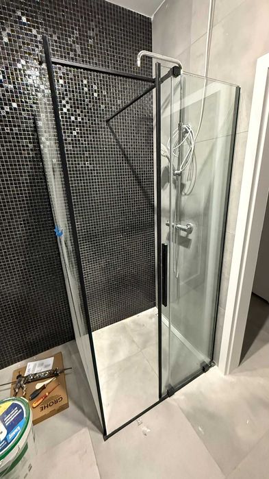 Mexen Velar kabina prysznicowa rozsuwana 100 x 90 cm, transparent